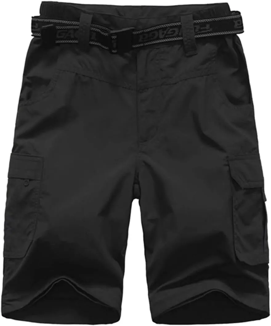 Boy's Hiking Cargo Pants Kids' Outdoor Quick Dry Pants Casual Youth Climbing Convertible Trouser Fishing Pants