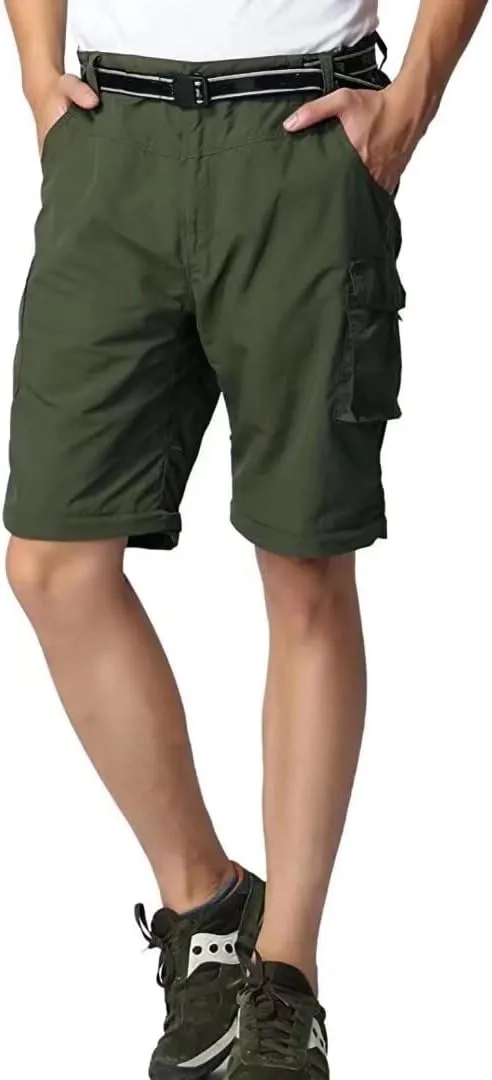 Boy's Hiking Cargo Pants Kids' Outdoor Quick Dry Pants Casual Youth Climbing Convertible Trouser Fishing Pants