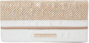 Brahmin Women's Melbourne Ady Wallet, Sea Salt White, One Size