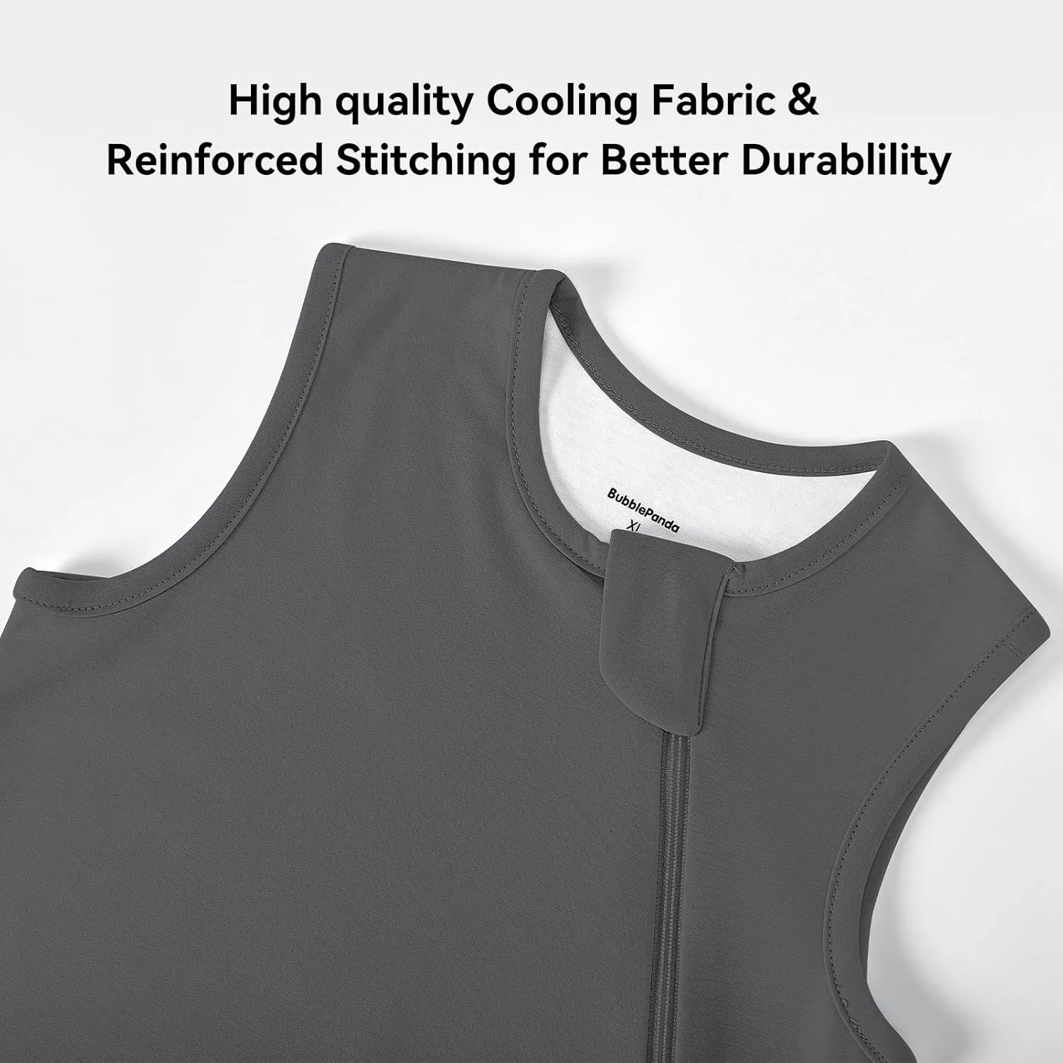BubblePanda Cooling Summer Sleep Sack 0.5 Tog 18-24 Months Q-Max 0.3 Soft Lightweight Sleep Sack Baby Wearable Blanket Toddler Baby Cooling Blanket for Hot Sleeper Night Sweats 2-Way Zipper