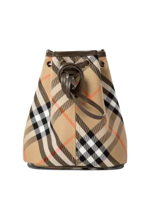 Burberry "Check Mini" Bucket Bag