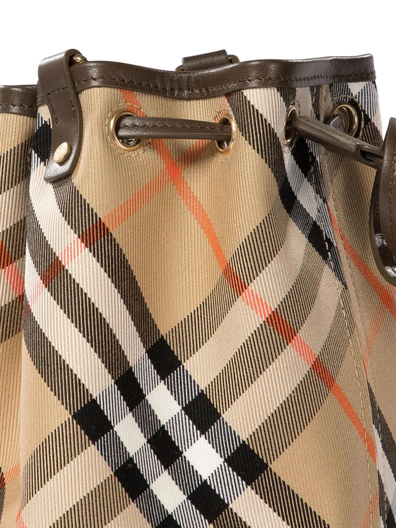 Burberry "Check Mini" Bucket Bag