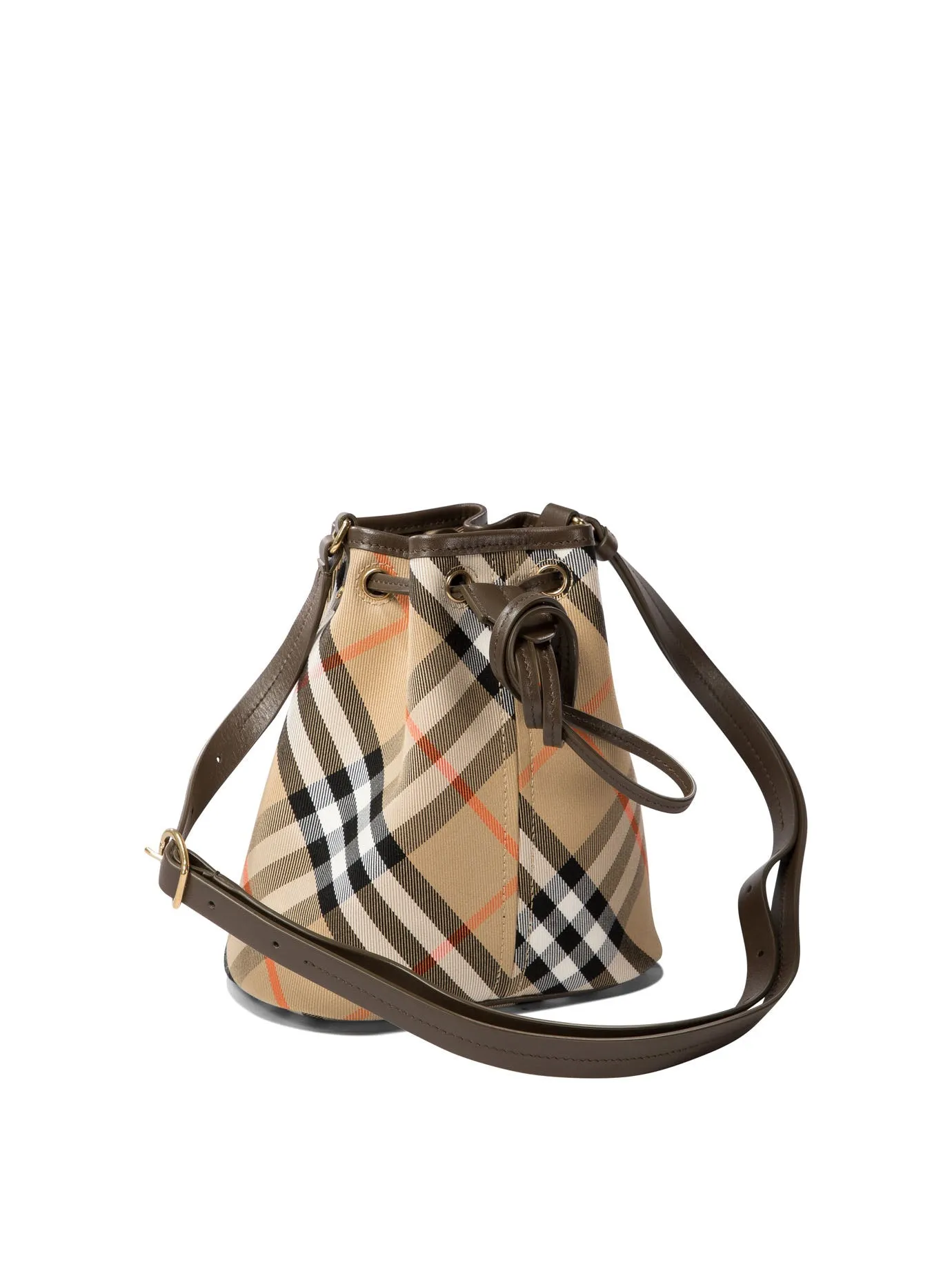 Burberry "Check Mini" Bucket Bag