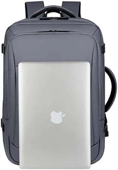 Business Casual Shoulder Bag Large Capacity Wet Dry Split Business Briefcase Laptop Bags for Men Women (Grey)