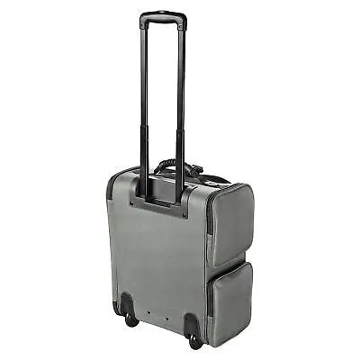 Byootique Rolling Makeup Train Case Side Pockets Cosmetic Pouch Travel