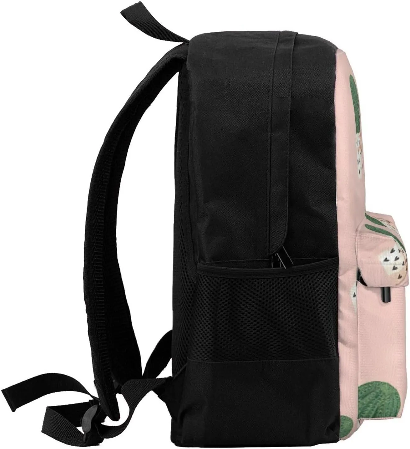 Cactus Print Storage Bag, Shoulder Bag, Leisure Bag, Large Capacity Leisure Travel Shoulder Bag