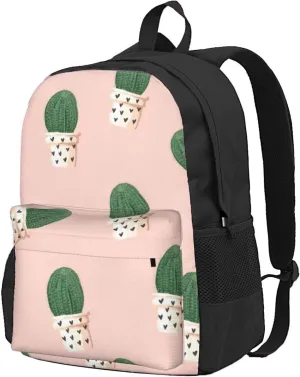 Cactus Print Storage Bag, Shoulder Bag, Leisure Bag, Large Capacity Leisure Travel Shoulder Bag
