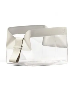 Cadence Parcel - Clear Dopp Kit with Magnetic Closure - Durable and Leak-Resistant Travel Toiletry Kit - TSA-Compliant and Modular Design - Small Hygiene Bag for Travel Essentials - 1 Qt