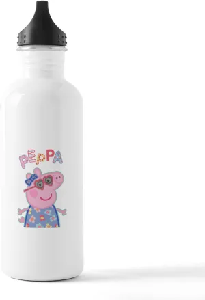 CafePress Peppa Pig In Sunglasses Water Bottle 1.0L (34 oz) Stainless Steel Water Bottle