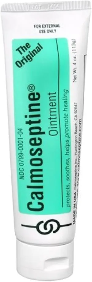 Calmoseptine Diaper Rash Ointment Tube (Pack of 2)