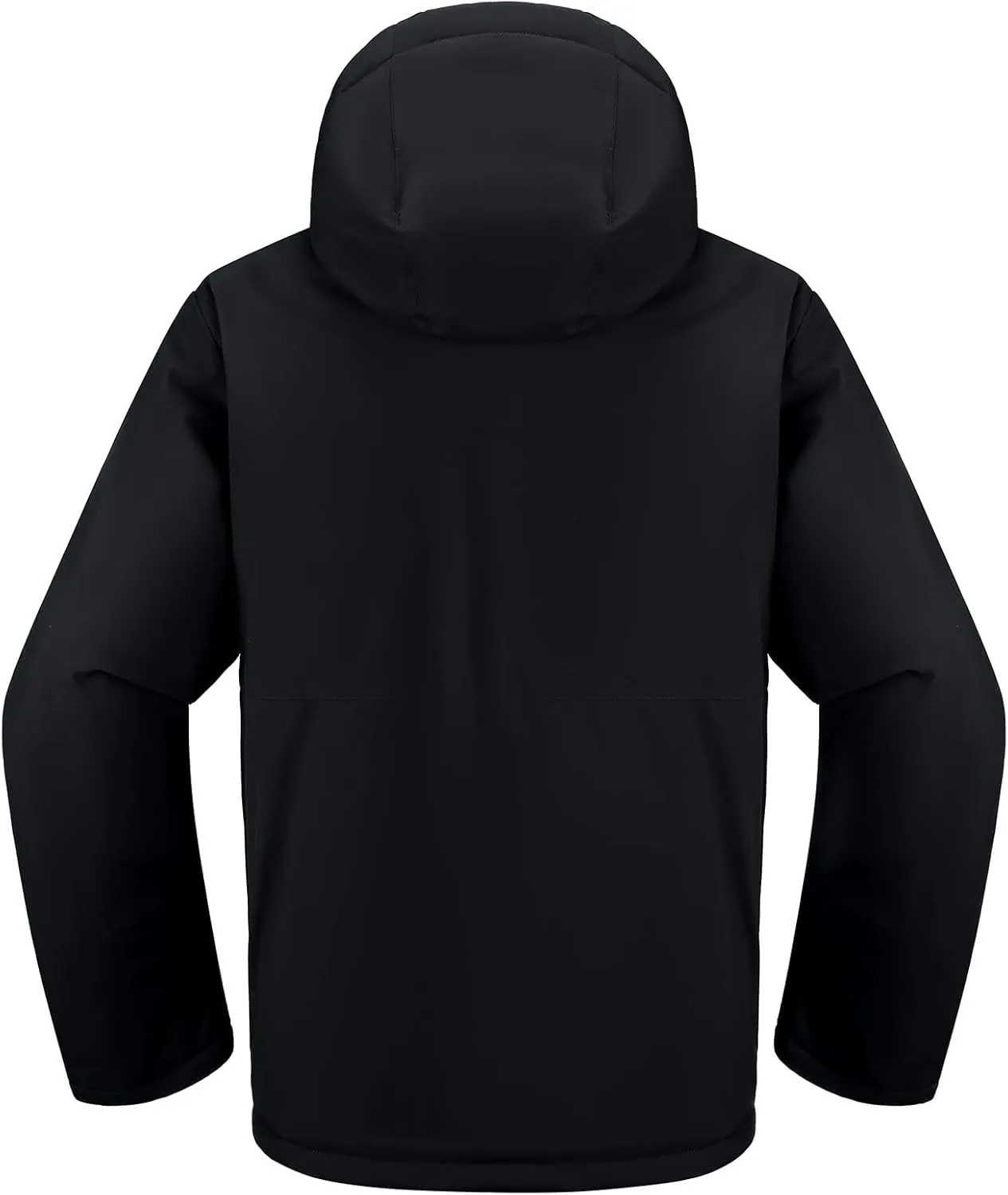 CAMEL CROWN Men's Winter Coat Waterproof Ski Jacket Hooded Windbreaker with Thermal Insulated for Snow Rain Hiking Outdoor