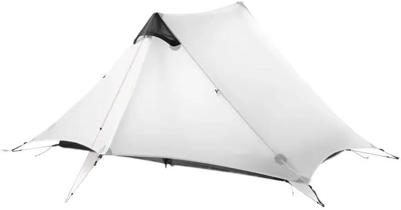 Camping Awning Canopy Tarp Durable Waterproof Lightweight for Outdoor Tent Shade Multi-Purpose Use(Gray 2P 4 Season)