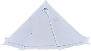 Camping Awning Canopy Tarp Durable Waterproof Lightweight for Outdoor Tent Shade Multi-Purpose Use(White Flysheet)