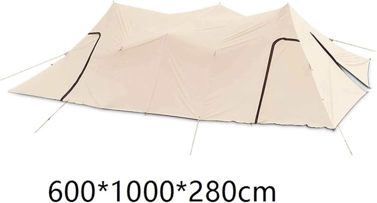 Camping Canopy Tent Outdoor Large Camping Rainproof Sunshade(Large)