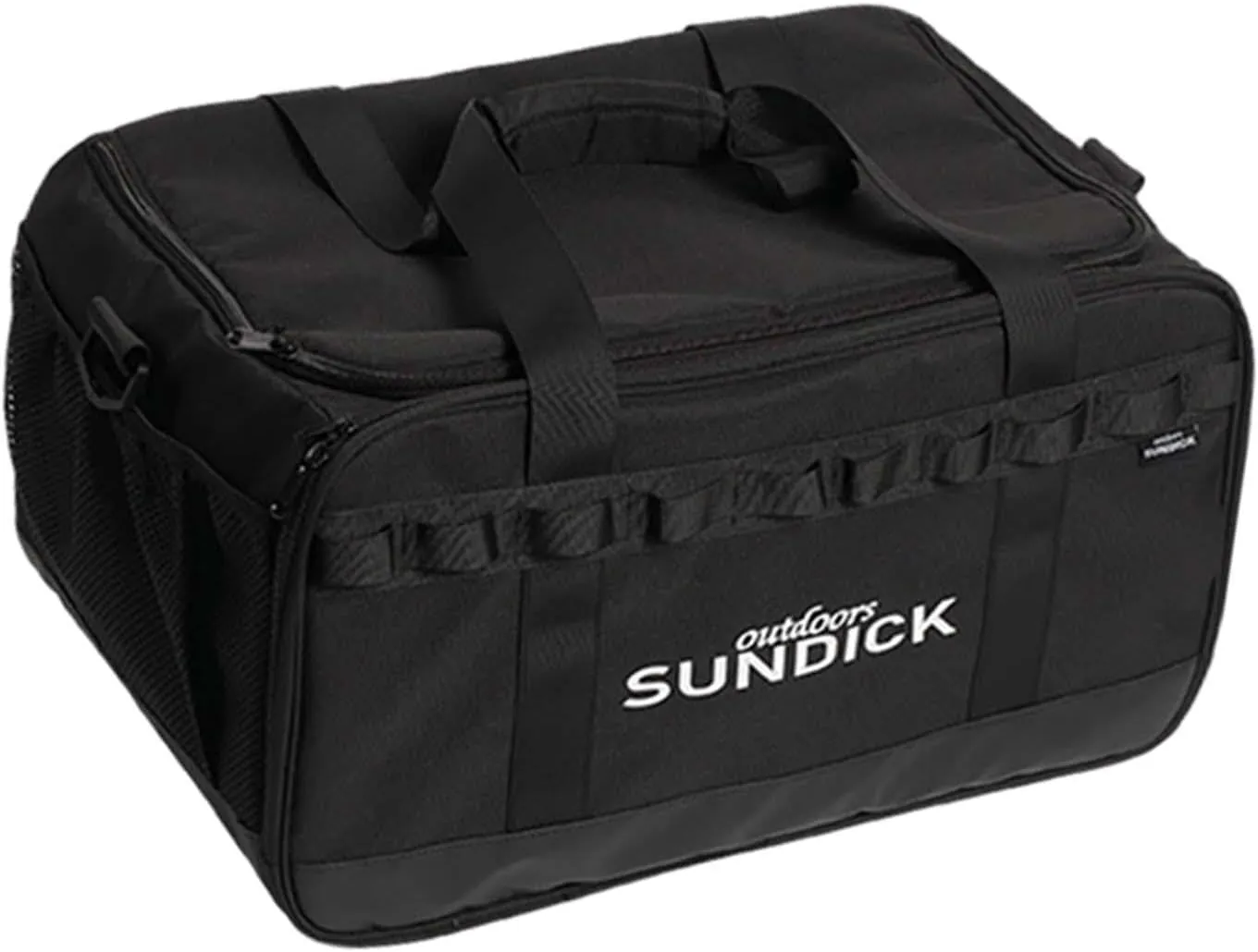Camping Carrying Bag Gas Tank Organizer Anti Collision 36 L Capacity with Handles Crossbody Shoulder Bag for Cookware Outdoor, Black