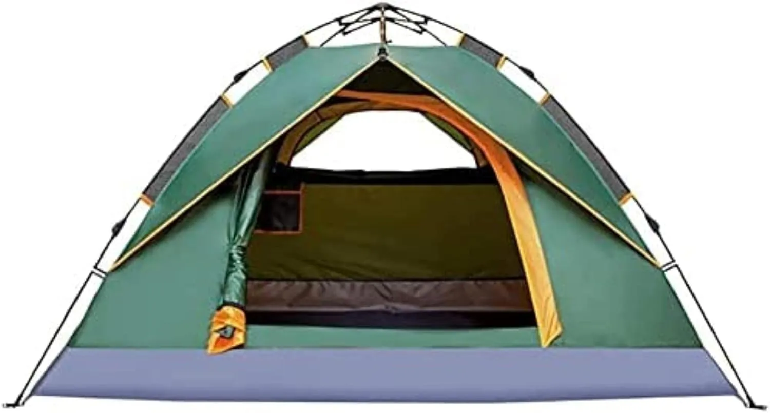 Camping Tent 2-3 Person Tent for Campinglightweight Automatic Pop up Tent Double Layer Waterproof with Carry Bag for Camping Hiking Travel