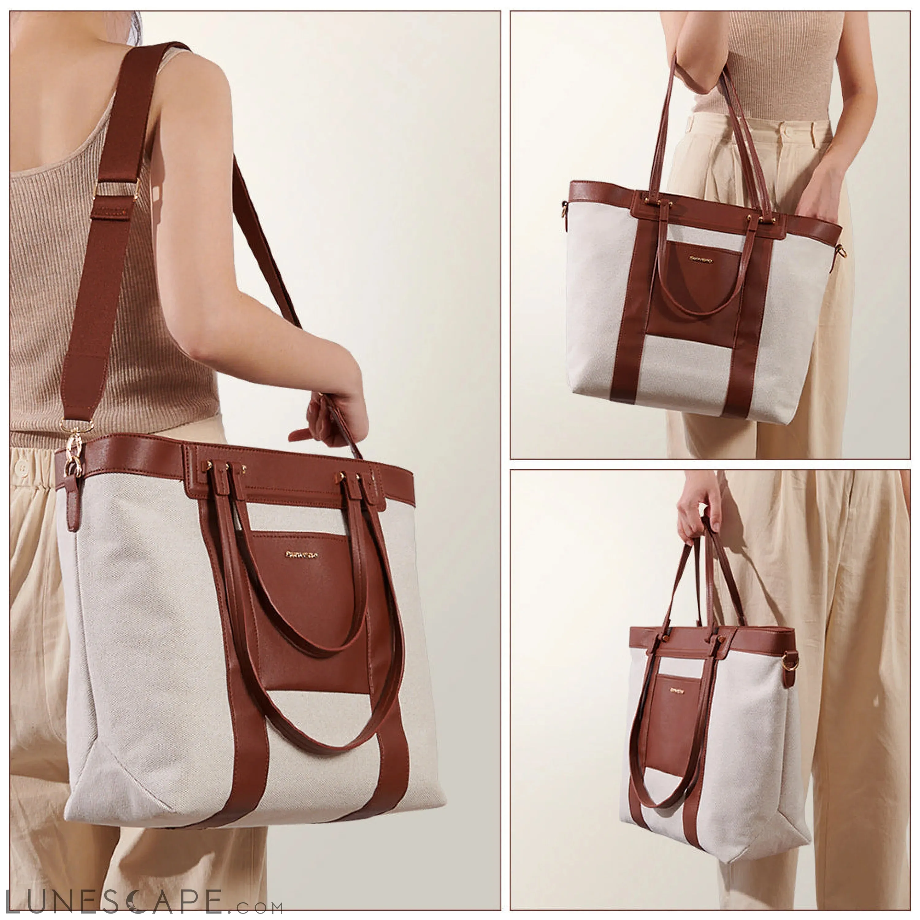 Canvas Tote Diaper Bag