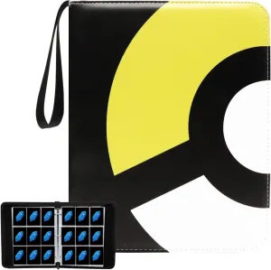 Card Binder 9-Pocket, 900 Pockets Fashion Design Trading Card Holder for Sports Card Premium Card Book Sturdy Card Holder (Yellow, 900 Card)