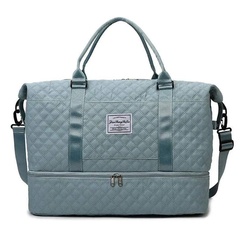 Carry On Travel Bag Large Capacity Weekender Overnight Duffle Bags with Shoe Compartment Sports Fitness Bags Handbag for Women