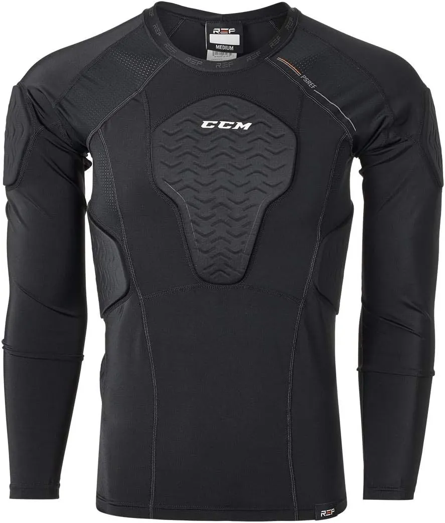 CCM Hockey Official's Referee Padded Base Layer Shirt