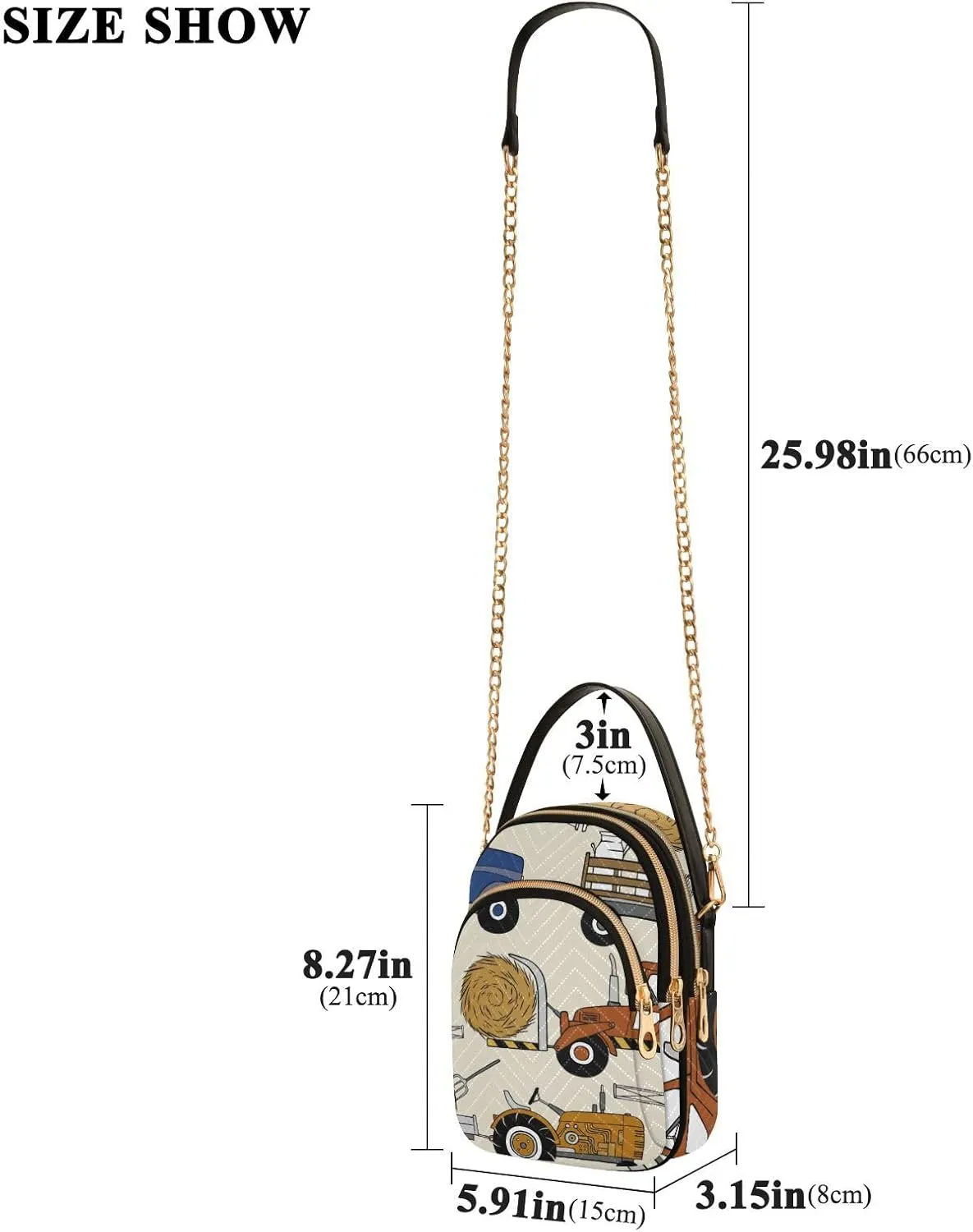 Cell Phone Purse Crossbody Handbag Durable Shoulder Bag Sturdy Travel Pouch