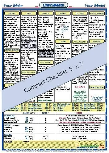 Cessna 152 Compact size CheckMateQ