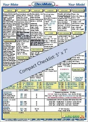 Cessna 152 Compact size CheckMateQ