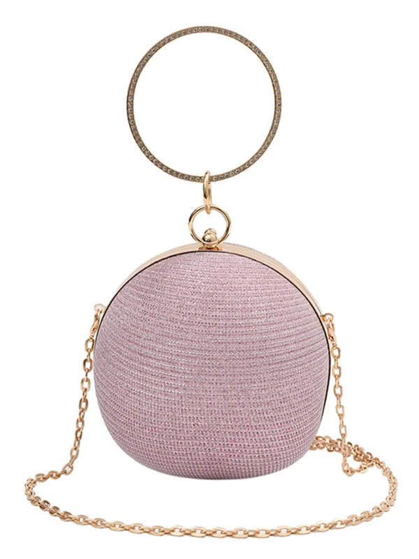 Chains Geometric Shiny Handbags Crossbody Bags Bags