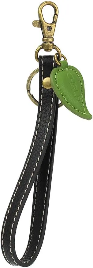 CHALA RFID Cute-C Credit Card Holder Wallet Wristlet - Women Faux Leather Cute-C with Strap