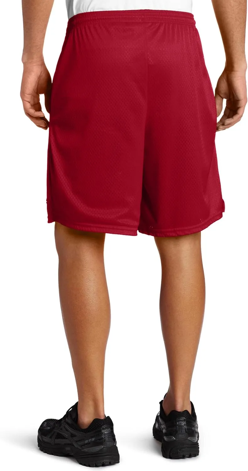 Champion Men's Big-Tall Mesh Short with Piping