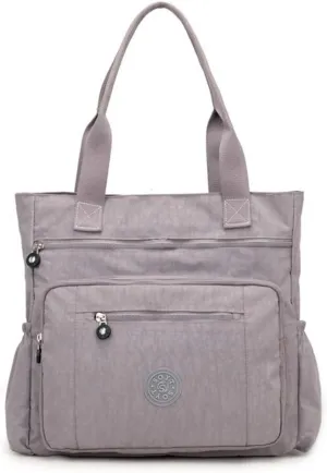Chikencall Shoulder Bag for Women Waterproof Shoulder Bag Washed Nylon Casual Travel Purses