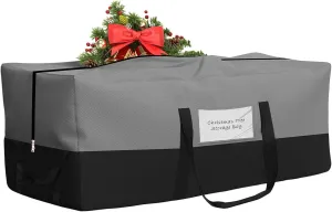 Christmas Tree Storage Bag, Fits Up 10 Ft Tall Artificial Trees, Heavy-Duty 600D Oxford Tree Bag with Reinforced Handles Zipper Clear Pocket, Storage Bags for Moving Items, Clothing, Outdoor, Bedding