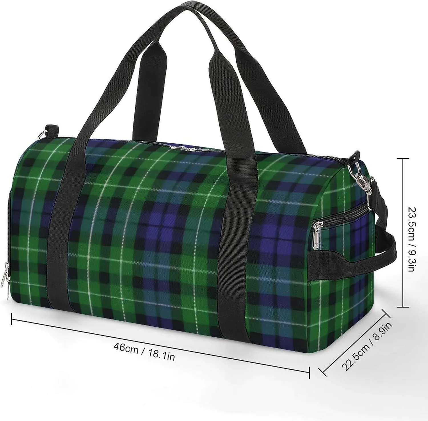 Clan MacArthur Arthur Portable Large Capacity Fully Printed Fitness Bag Unisex