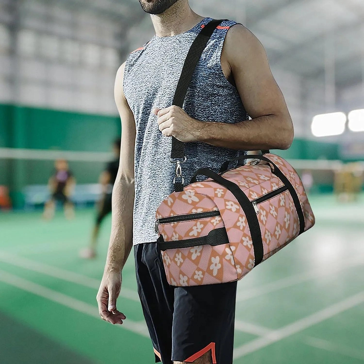 Clan MacArthur Arthur Portable Large Capacity Fully Printed Fitness Bag Unisex