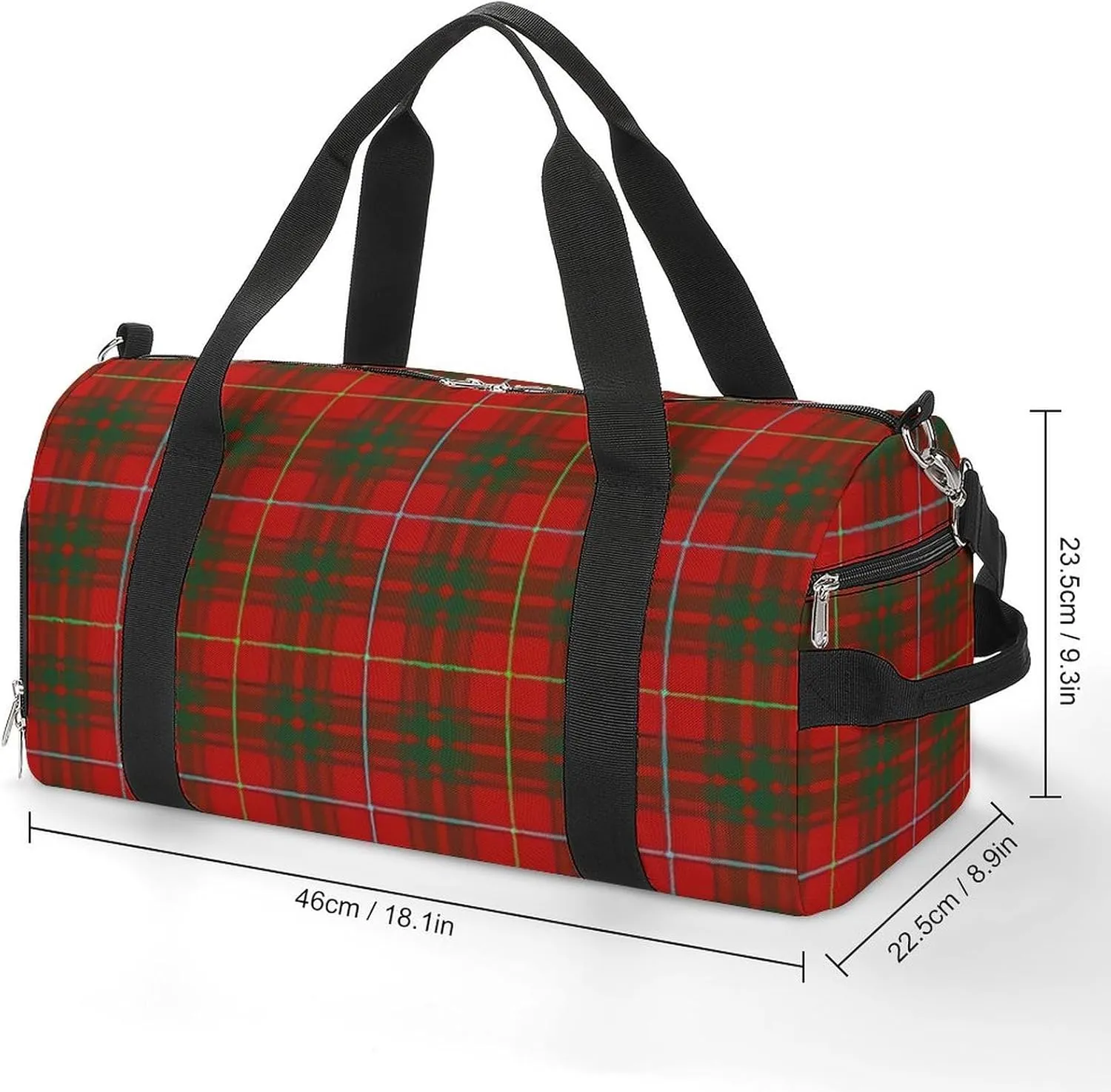 Clan MacArthur Arthur Portable Large Capacity Fully Printed Fitness Bag Unisex