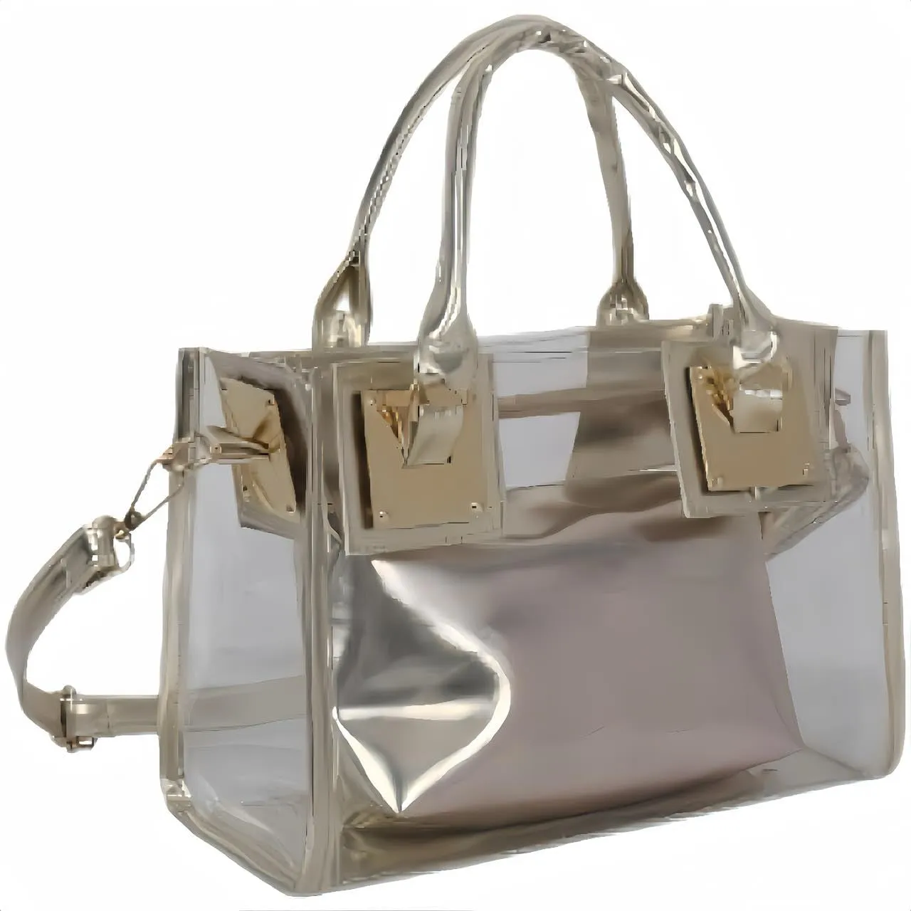 Clear Bag for Stadium Events Crossbody Bag for Women Tote Bag Cute PVC Clear Purse Concerts Sports Events Festivals
