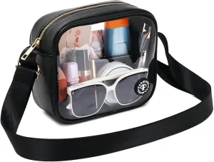 Clear Bag Stadium Approved Clear Crossbody Fanny Purse Transparent Bag for Concerts Sports Festivals