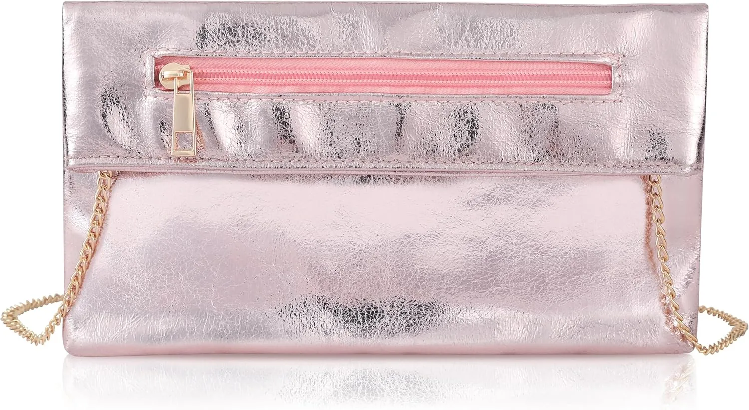 Clutch Purse for Women - PU Leather Evening Bag Crossbody Handbag for Party Prom Wedding