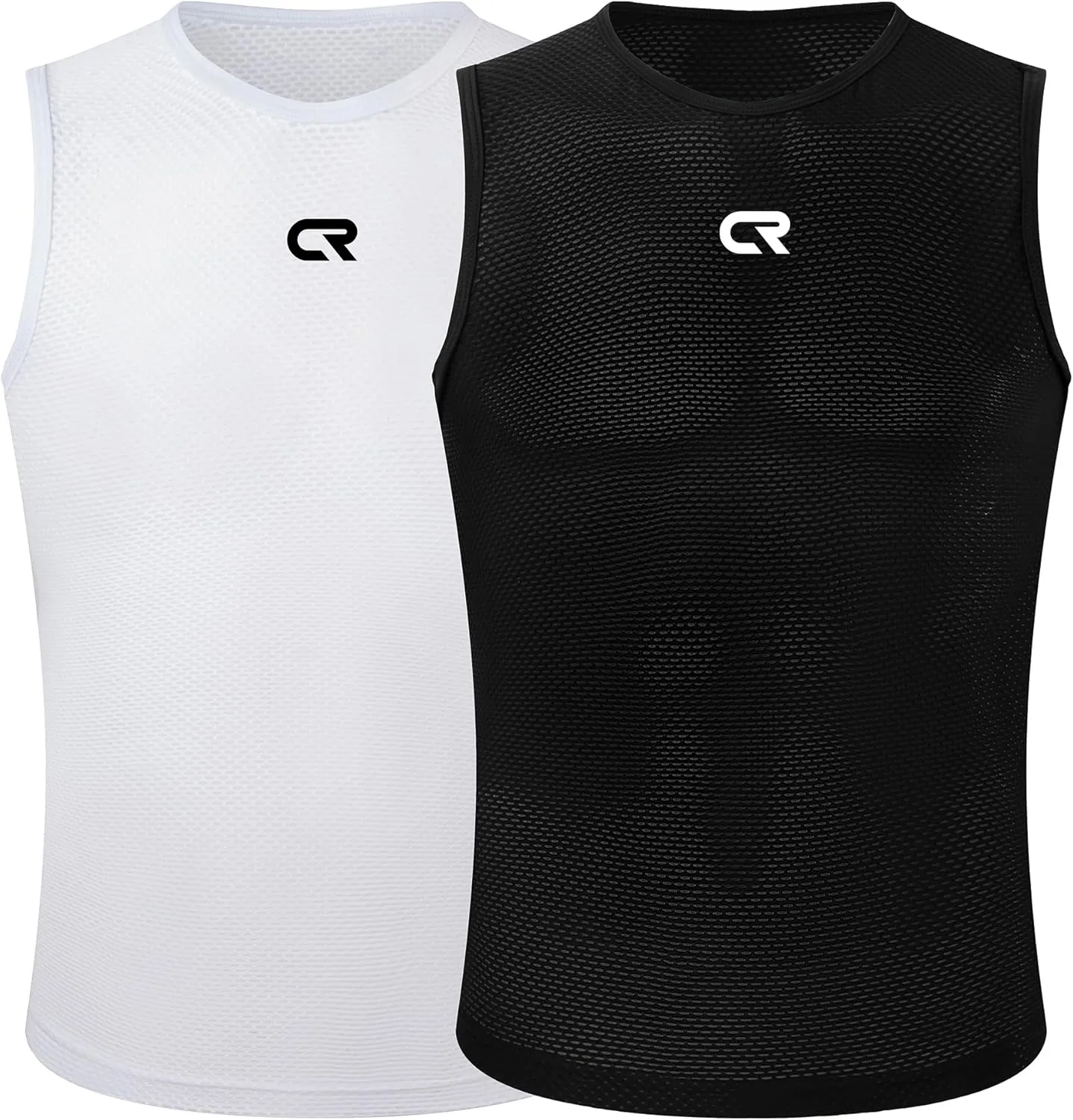Coconut Ropamo CR 2 Pack Men's Cycling Base Layer Vests Quick Dry Bike Tank Top Breathable Bike Riding Undershirt