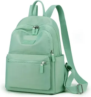 Collsants Small Backpack for Women - Mini Backpack Purse Nylon Day Pack (Light Green)