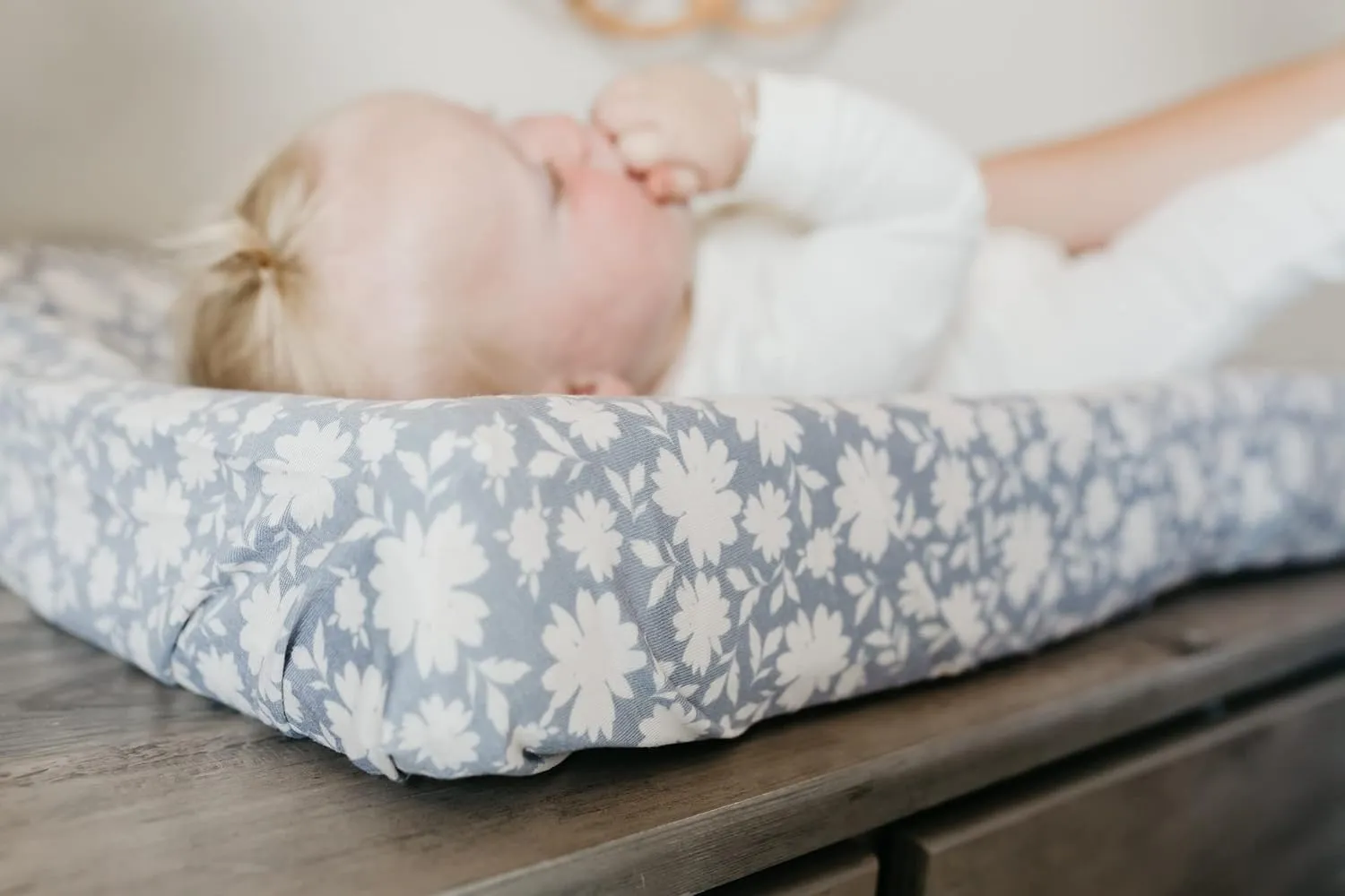 Copper Pearl Premium Knit Changing Pad Cover Soft, Stylish, and Universal Fit for All Standard Diaper Changing Pads, Trendy Design Changing Pad Covers, Lacie