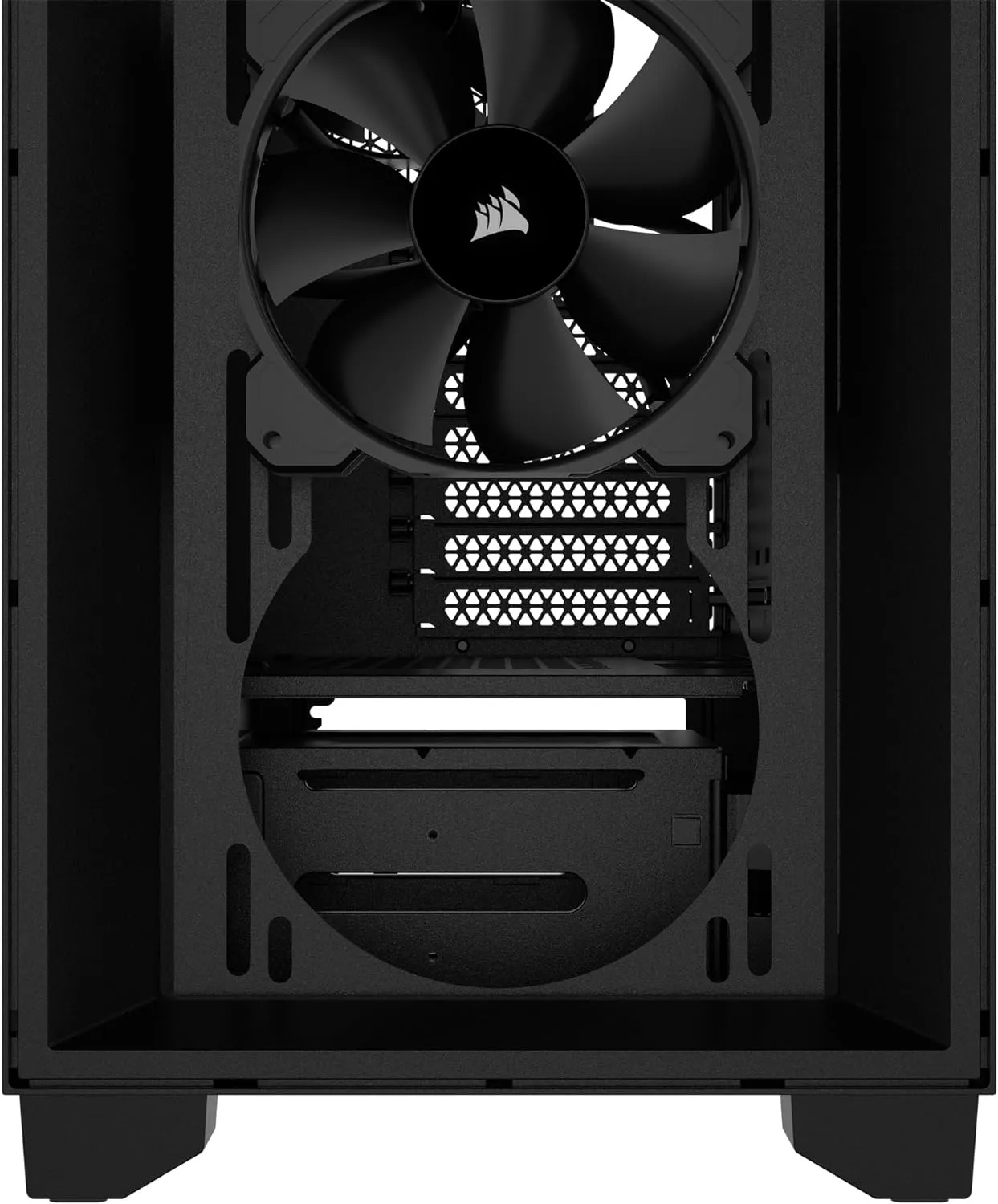 Corsair 3000D AIRFLOW Mid-Tower PC Case – 3-Pin Fans – Four-Slot GPU Support – Fits up to 8x 120mm Fans – High-Airflow Design – Black