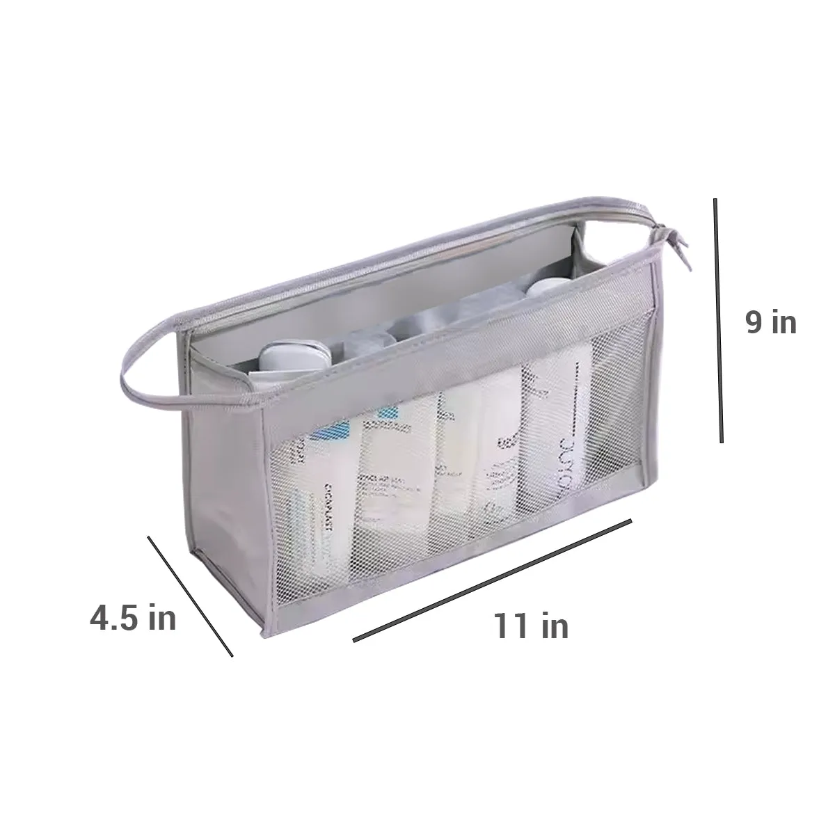 Cosmetic Toiletry Use for Bag, Storage Organizer Portable & Lightweight Efficient shipping Blank DIY AirMesh Localized shipping – Daily Bathroom or Travel