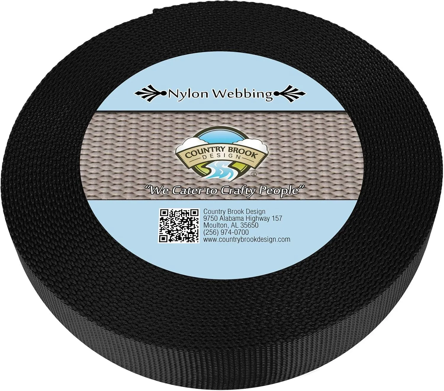 Country Brook Design - 1 1/2 Inch Heavy Duty 100% Real Nylon Webbing - 20  Vibrant Colors
