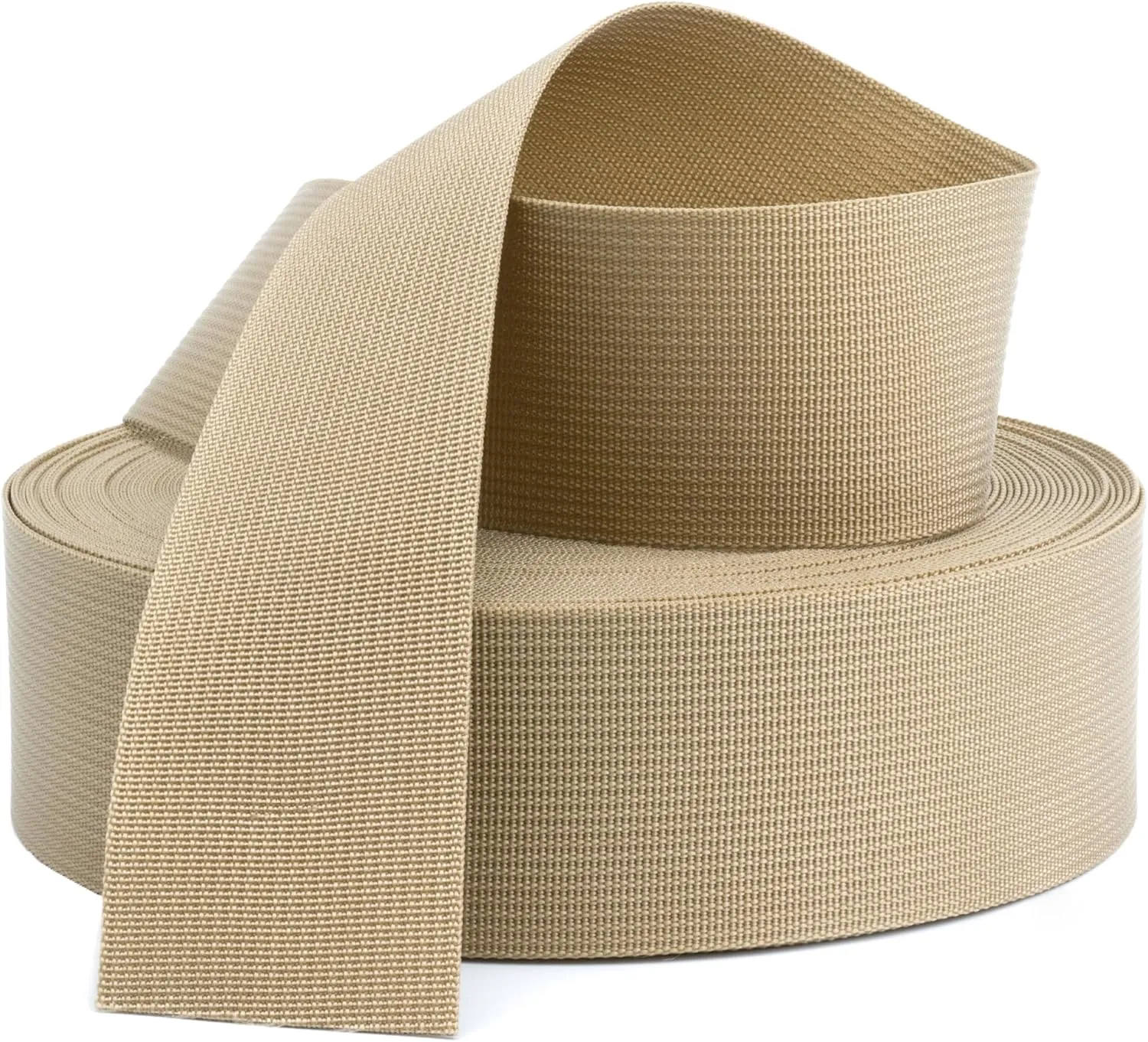 Country Brook Design Coyote Tan Lite Weight Nylon Webbing Closeout (2 Inch)