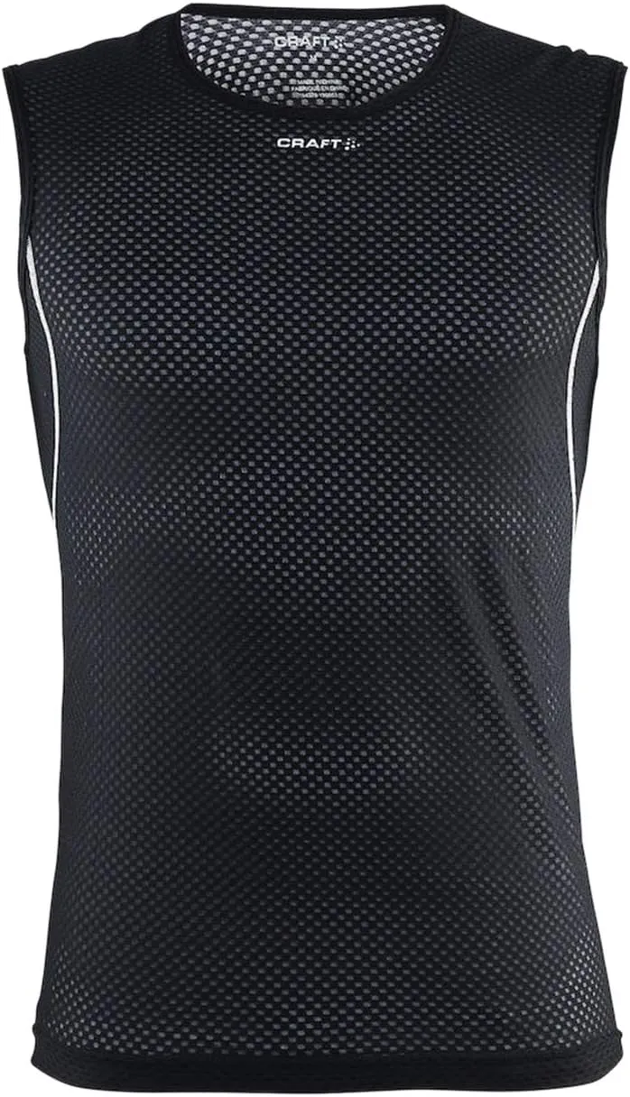Craft Men’s Cool Mesh Superlight Summer Baselayer Sleeveless Tee- for Superior Ventilation