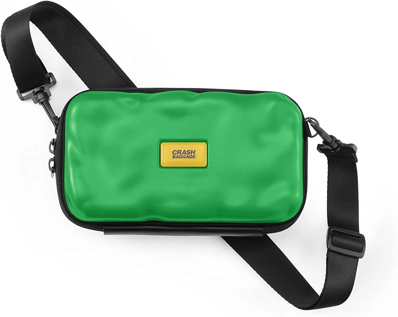 CRASH BAGGAGE Mini Icon Bag - Hardshell Travel Crossbody, Clutch & Sling Bag with Removable Shoulder Strap, Polycarbonate Case, Secure Interior Pocket - Mint Green