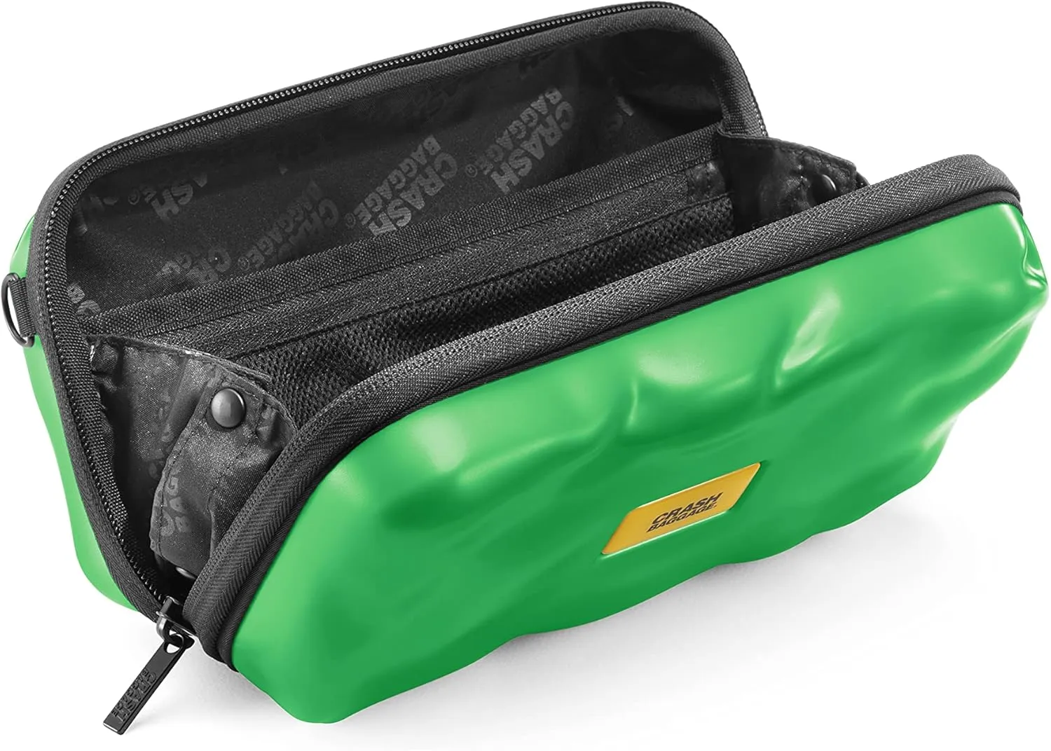 CRASH BAGGAGE Mini Icon Bag - Hardshell Travel Crossbody, Clutch & Sling Bag with Removable Shoulder Strap, Polycarbonate Case, Secure Interior Pocket - Mint Green