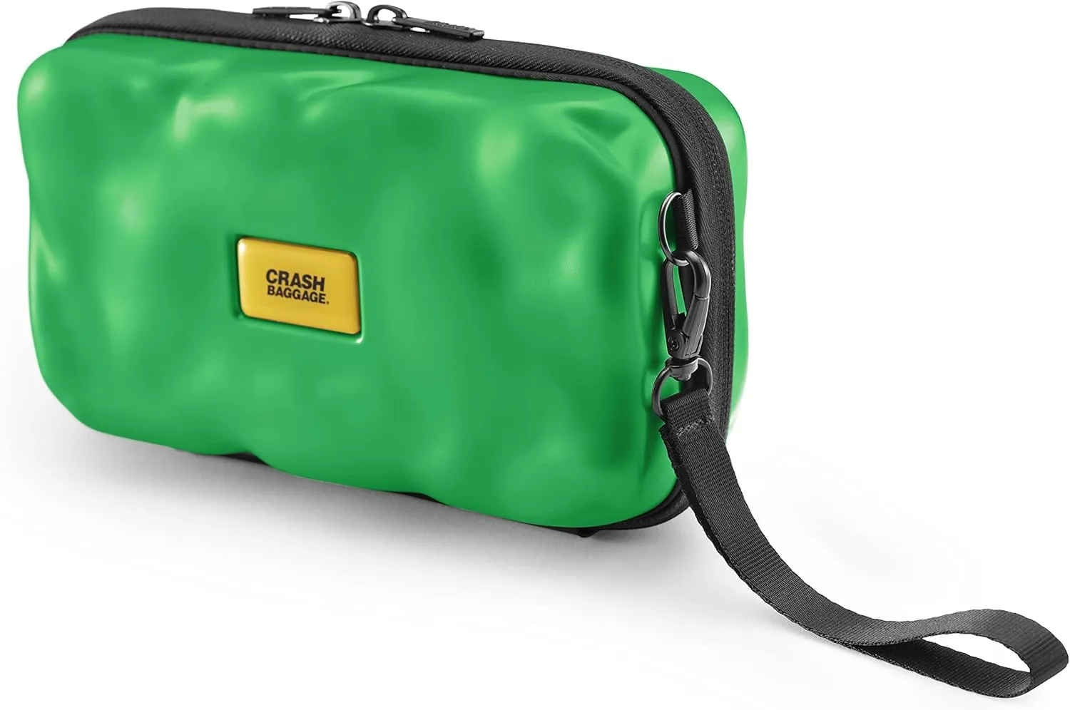 CRASH BAGGAGE Mini Icon Bag - Hardshell Travel Crossbody, Clutch & Sling Bag with Removable Shoulder Strap, Polycarbonate Case, Secure Interior Pocket - Mint Green