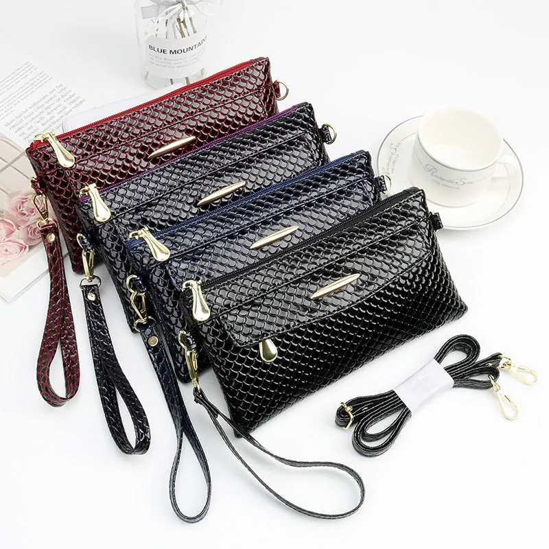 Creative Women's Shiny Korean Fashion Clutch Bags
